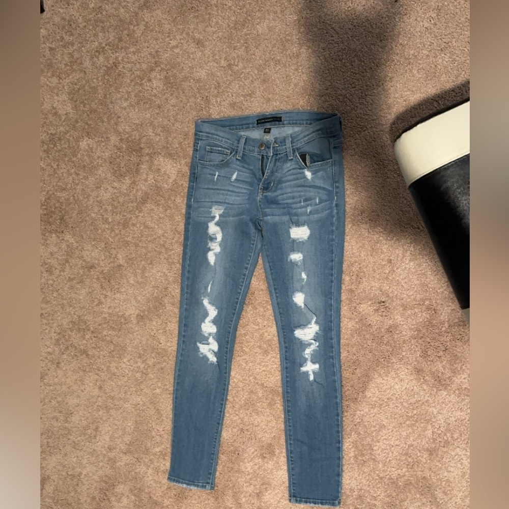 Flying monkey skinny jeans
Like new
Size 26